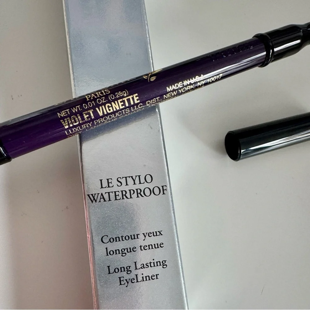 NIB Lancôme Le Stylo Waterproof Eyeliner Discontinued Color “Violet Vignette”